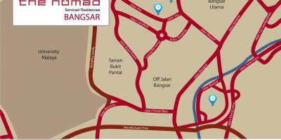 Kuala lumpur Bangsar χάρτης