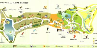 Kuala lumpur bird park χάρτης