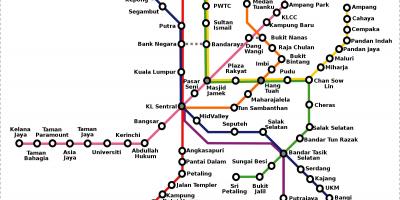 Μαλαισία χάρτη του μετρό