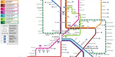 Χάρτης τρένο μαλαισία