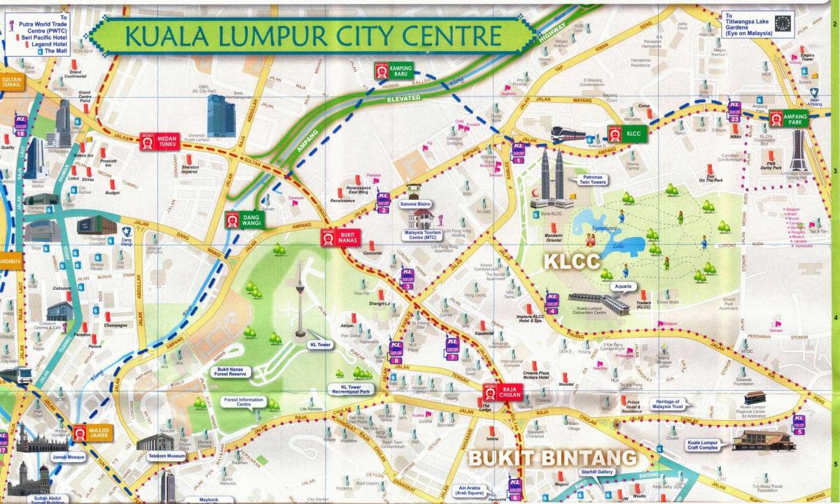 kl city walk χάρτης