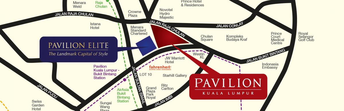 Χάρτης της kl pavilion