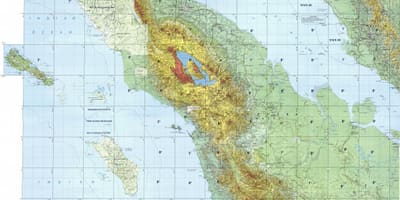 Χάρτης της κουάλα λουμπούρ, τοπογραφικό