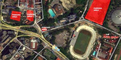 Χάρτης της σε stadium negara