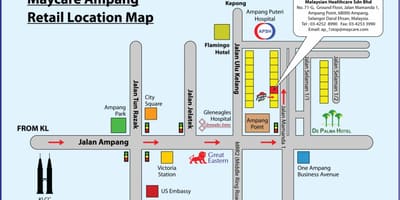 Χάρτης της ampang park