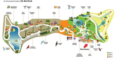 Χάρτης της bird park