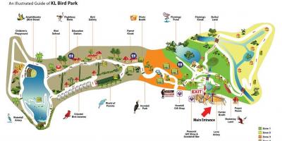 Χάρτης της bird park