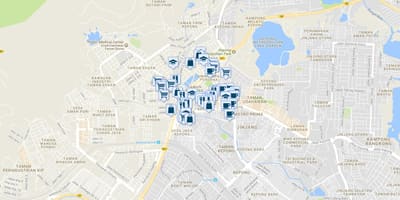 Kepong κουάλα λουμπούρ χάρτης