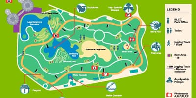Χάρτης της klcc park