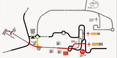 Χάρτης της klia τοποθεσία