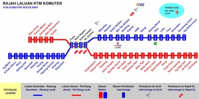 Kl komuter χάρτης