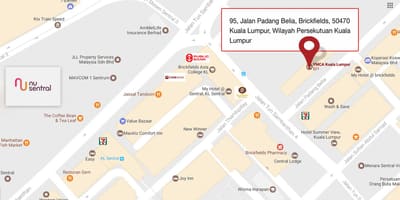 Χάρτης της wilayah persekutuan κουάλα λουμπούρ
