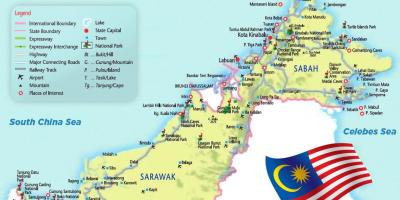 Αεροδρόμια σε μαλαισία χάρτης